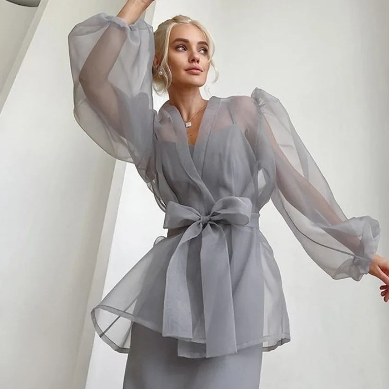 Sheer Mesh Loose Long Sleeve V Neck Lace Summer Sexy See Through T-shirt Thin T-Shirt Open Front Quick Dry Sheer Mesh Loose Long Sleeve V Neck Lace Summer Sexy See Through T-shirt Thin T-Shirt Open Front Quick Dry