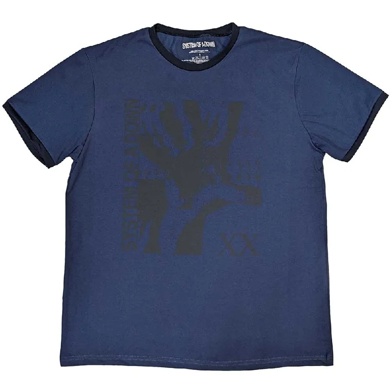 System Of A Down | Official Band Ringer T-Shirt | Intoxicated Lace Blend Ribbed Blend Corduroy Blend System Of A Down | Official Band Ringer T-Shirt | Intoxicated Lace Blend Ribbed Blend Corduroy Blend