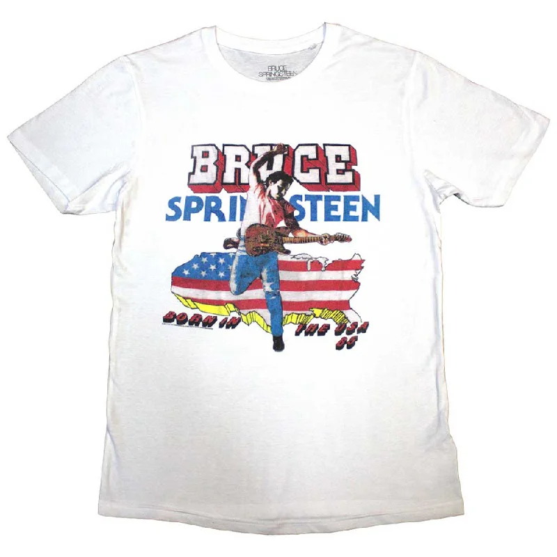 Bruce Springsteen | Official Band T-Shirt | Born In The USA '85 Anti-Pilling Machine Wash Handmade