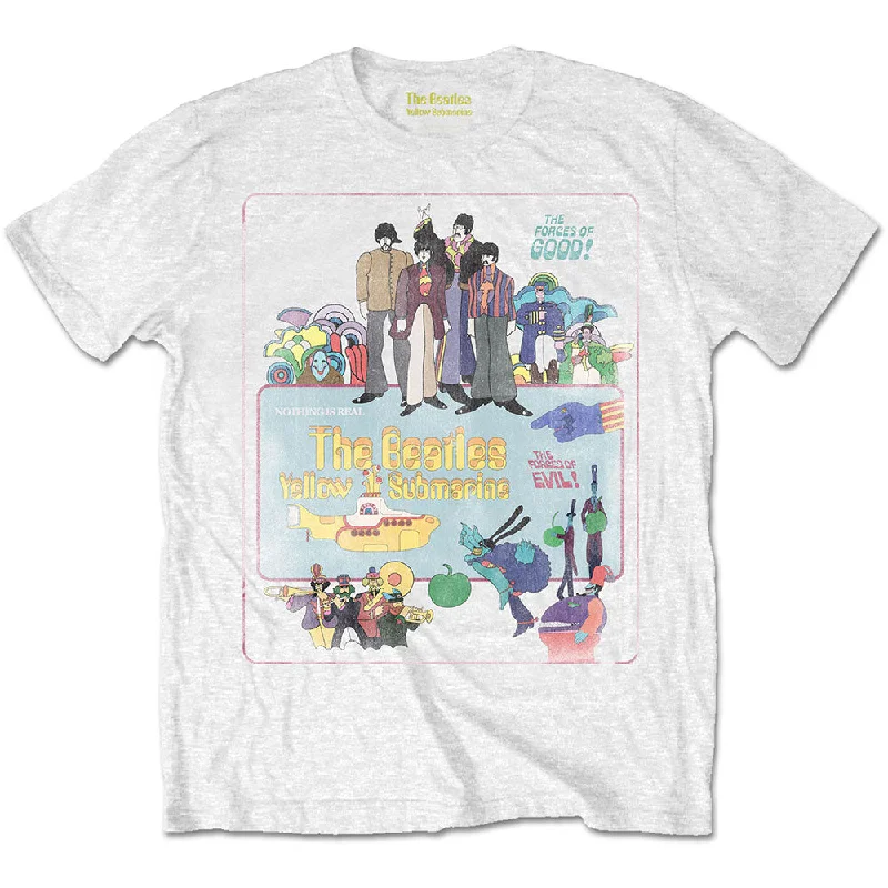 The Beatles | Official Band T-Shirt | Yellow Submarine Vintage Movie Poster Machine Wash Dry Clean Hand Wash The Beatles | Official Band T-Shirt | Yellow Submarine Vintage Movie Poster Machine Wash Dry Clean Hand Wash