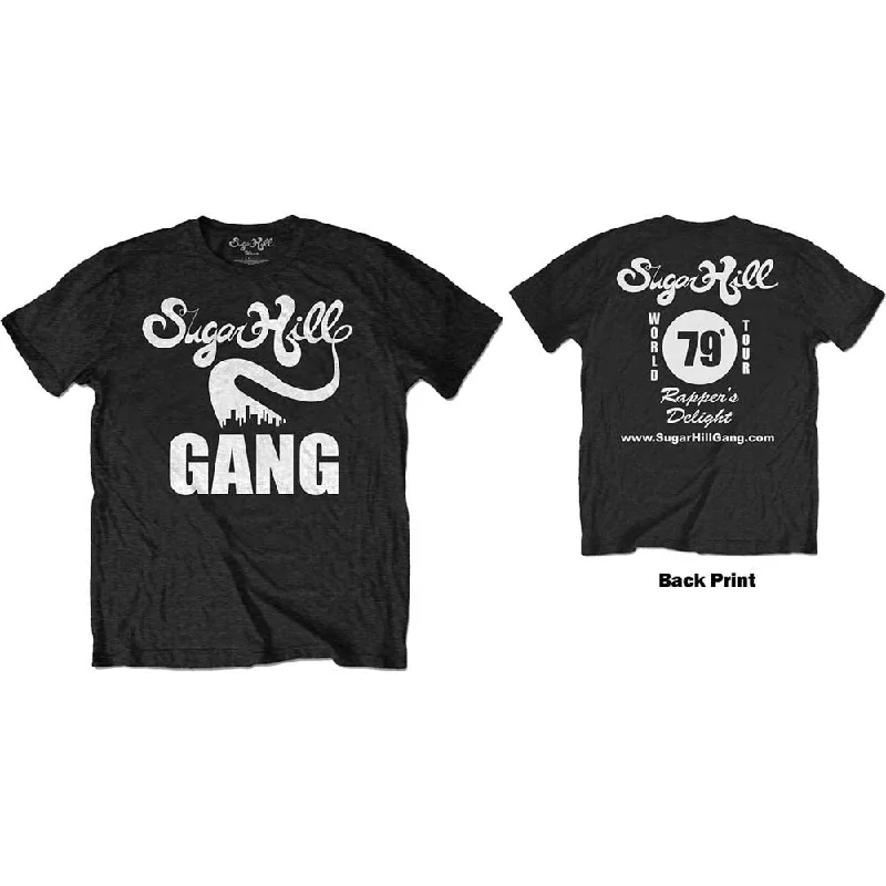 The Sugar Hill Gang | Official Band T-Shirt | Rappers Delight Tour (Back Print) Elasticated Padded Insulated The Sugar Hill Gang | Official Band T-Shirt | Rappers Delight Tour (Back Print) Elasticated Padded Insulated