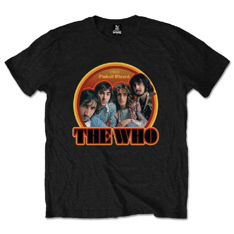 The Who | Official Band T-Shirt | 1969 Pinball Wizard Handmade Hand-knitted Hand-woven The Who | Official Band T-Shirt | 1969 Pinball Wizard Handmade Hand-knitted Hand-woven