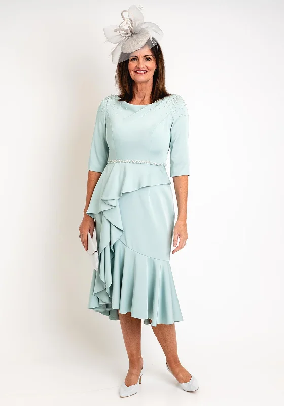 John Charles Waterfall Drape Midi Dress, Egg Shell Comfortable Adjustable Strap Midi Dress John Charles Waterfall Drape Midi Dress, Egg Shell Comfortable Adjustable Strap Midi Dress