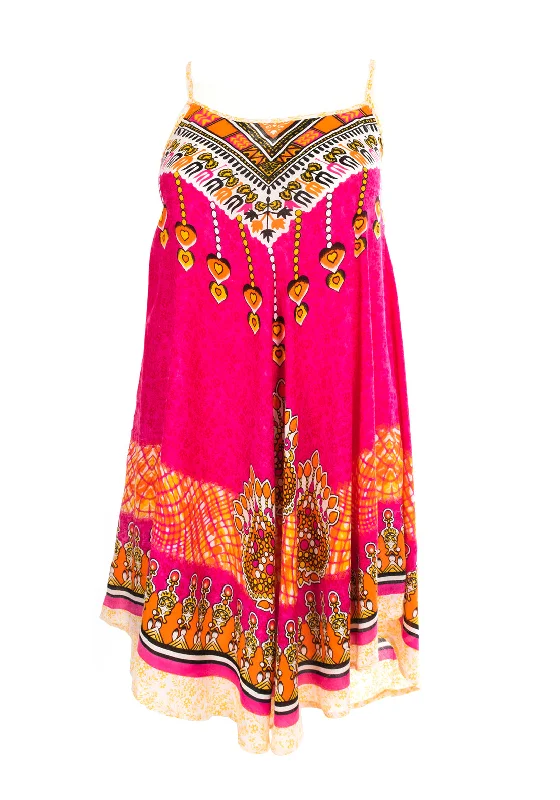 Serafina Collection Luna Print One Size Midi Dress, Pink Chic Floral Print Midi Dress Serafina Collection Luna Print One Size Midi Dress, Pink Chic Floral Print Midi Dress