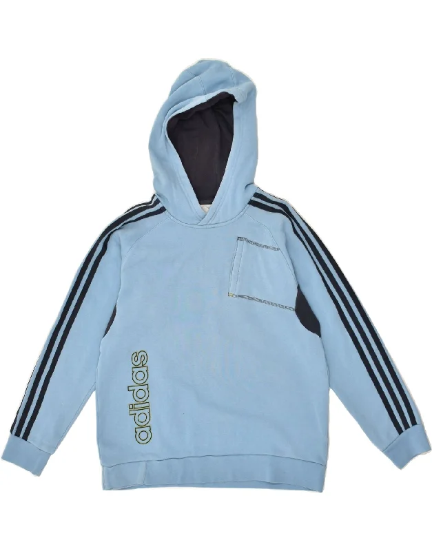 ADIDAS Womens Graphic Hoodie Jumper Size 32/34 XS Blue Cotton Hoodie with Cuffed Sleeves Snug Secure ADIDAS Womens Graphic Hoodie Jumper Size 32/34 XS Blue Cotton Hoodie with Cuffed Sleeves Snug Secure