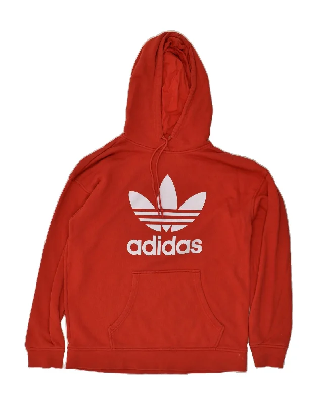 ADIDAS Womens Graphic Hoodie Jumper UK 14 Medium Red Cotton Hoodie with Tie-Dye Psychedelic Retro ADIDAS Womens Graphic Hoodie Jumper UK 14 Medium Red Cotton Hoodie with Tie-Dye Psychedelic Retro