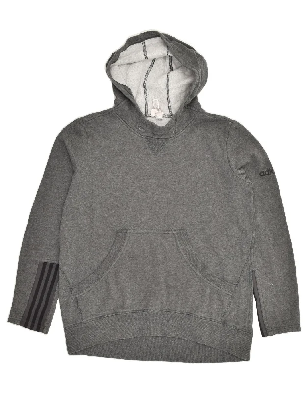 ADIDAS Womens Hoodie Jumper UK 20-22 XL Grey Cotton Hoodie with Camouflage Military Edgy ADIDAS Womens Hoodie Jumper UK 20-22 XL Grey Cotton Hoodie with Camouflage Military Edgy
