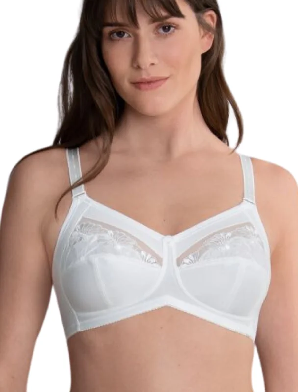 Anita Safina Wire Free Comfort Bra, Crystal | Wireless Anita Safina Bra | Crystal Anita Non Wired Bra Sexy Mesh Bra