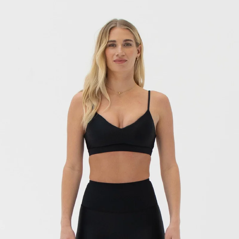 Base V-Neck Bra Obsidian Stylish Strapless Bra