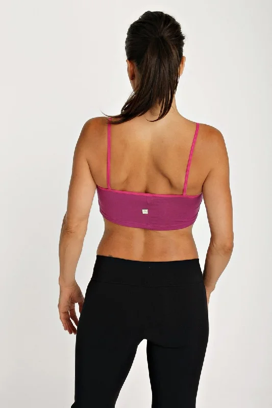 Bra Top (Plum) Comfortable Lounge Bra