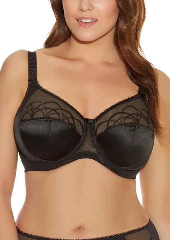 Cate EL4030 UW Bra - Black Wireless Lace Bra