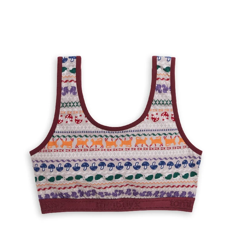Essentials Soft Bra - Furry Fairisle Strapless Support Bra