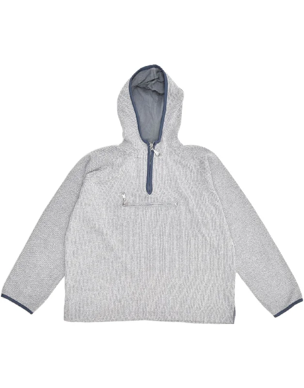 FAT FACE Womens Hoodie Jumper UK 14 Large Grey Cotton Hoodie with Contrast Stitching Detailed Premium FAT FACE Womens Hoodie Jumper UK 14 Large Grey Cotton Hoodie with Contrast Stitching Detailed Premium