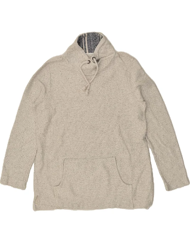 FAT FACE Womens Sweatshirt Jumper UK 14 Large Grey Cotton Hoodie with Back Slit Movement Comfort FAT FACE Womens Sweatshirt Jumper UK 14 Large Grey Cotton Hoodie with Back Slit Movement Comfort
