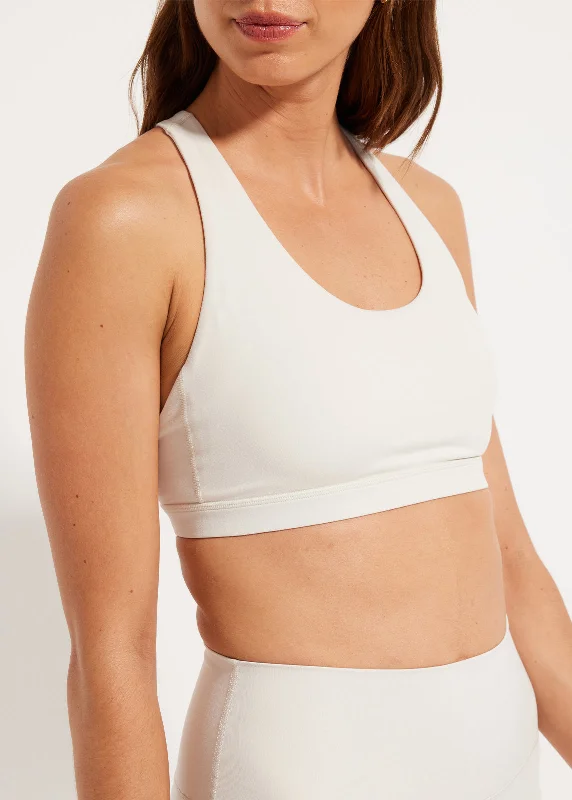 In Motion Racer Bra Soft Cotton Bra