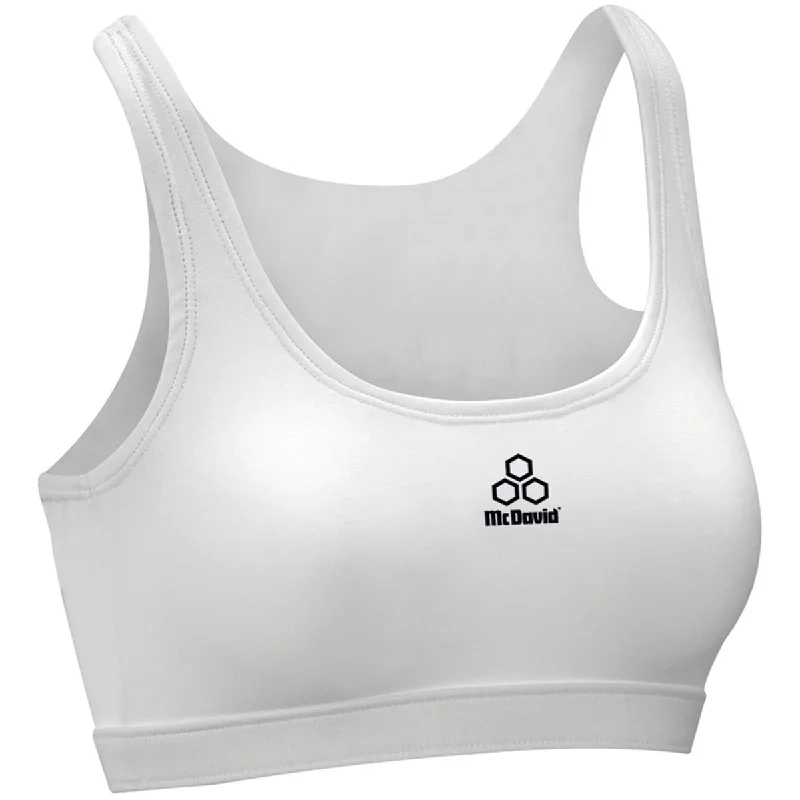 McDavid 561 CL Classic Women's Fusion Sports Bra - White Simple Wireless Bra