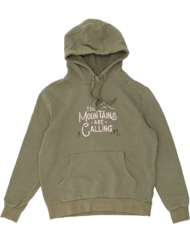 MOUNTAIN WAREHOUSE Womens Oversized Graphic Hoodie Jumper UK 8 Small Green Hoodie with Double Zipper Versatile Adjustable MOUNTAIN WAREHOUSE Womens Oversized Graphic Hoodie Jumper UK 8 Small Green Hoodie with Double Zipper Versatile Adjustable