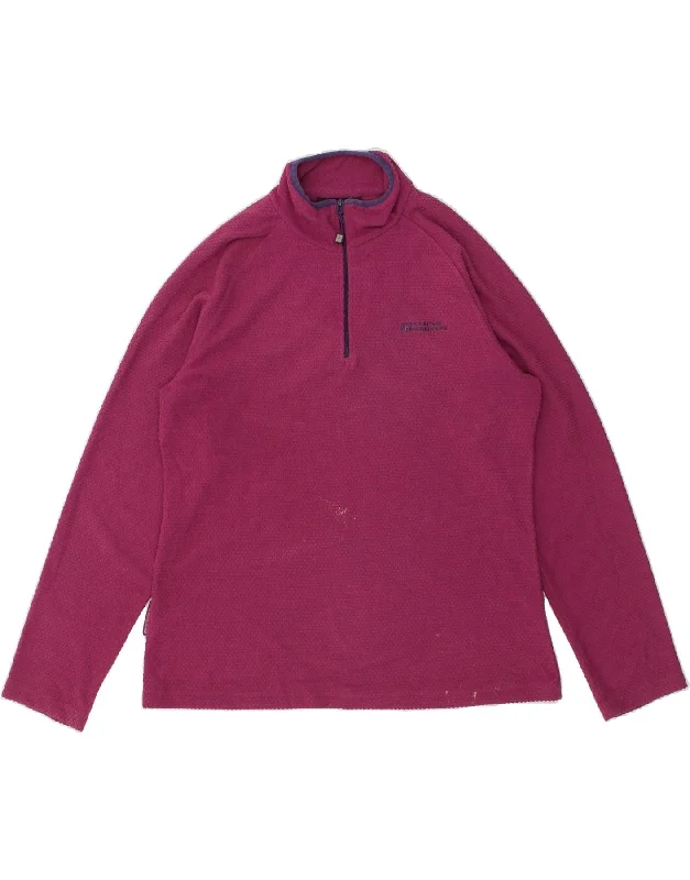 MOUNTAIN WAREHOUSE Womens Zip Neck Sweatshirt Jumper UK 14 Large Pink Hoodie with Toggle Buttons Decorative Unique MOUNTAIN WAREHOUSE Womens Zip Neck Sweatshirt Jumper UK 14 Large Pink Hoodie with Toggle Buttons Decorative Unique
