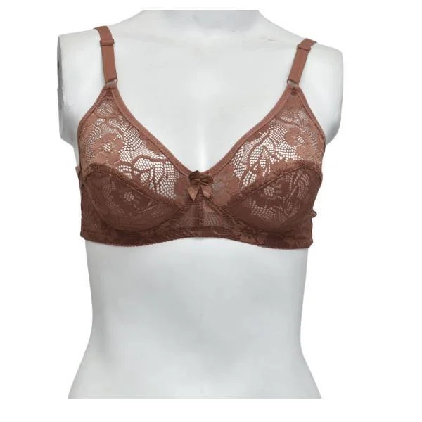 Net Fancy Bra | Unique Ladies see through bra Lightly Padded Bra