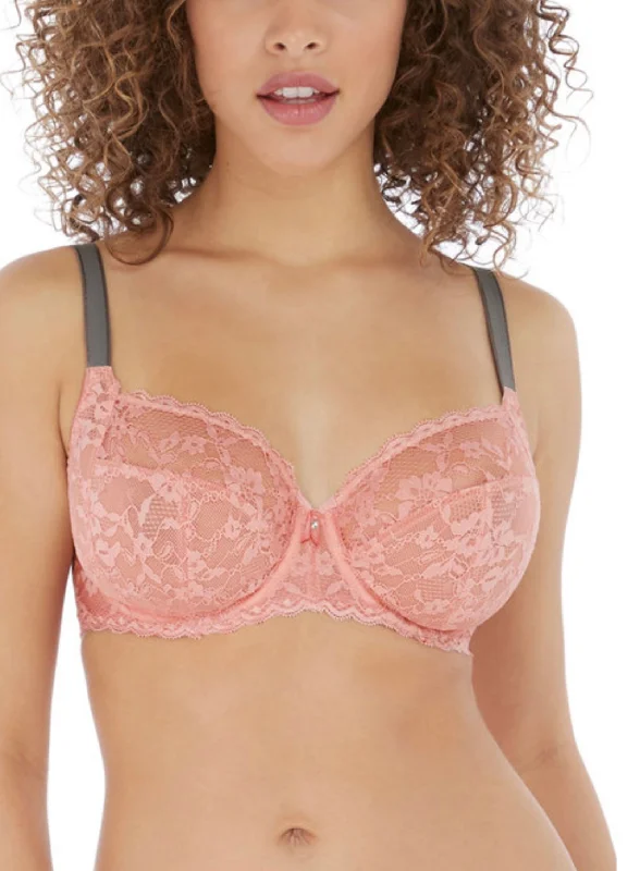 Offbeat AA5451  Uw Side Support Bra - Rosehip Versatile Bralette Set