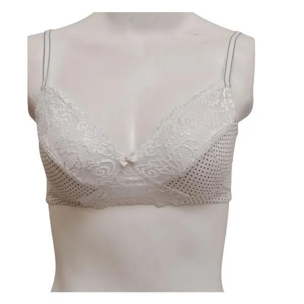 Soft and Stretchable Breathable Lace Fashion Bra Adjustable Fit Bra