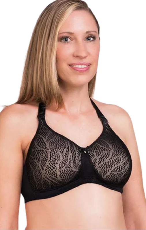 Trulife Daniela Bra, Black | Black Trulife Mastectomy Bra Lightweight Cotton Bra