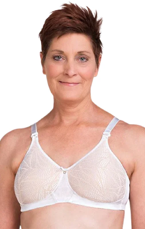 Trulife Daniela Bra, White | Trulife Mastectomy Bra Seamless Bra Design