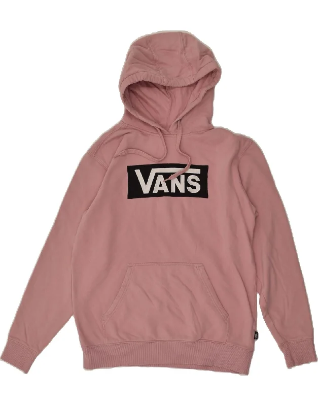 VANS Womens Loose Fit Graphic Hoodie Jumper UK 10 Small Pink Cotton Hoodie with Snap Buttons Easy Quick VANS Womens Loose Fit Graphic Hoodie Jumper UK 10 Small Pink Cotton Hoodie with Snap Buttons Easy Quick