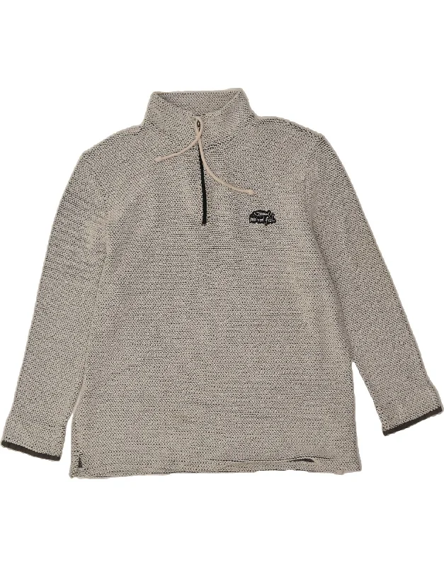 WEIRD FISH Womens Zip Neck Sweatshirt Jumper UK 24 4XL Grey Cotton Hoodie with Fur Luxurious Winter WEIRD FISH Womens Zip Neck Sweatshirt Jumper UK 24 4XL Grey Cotton Hoodie with Fur Luxurious Winter