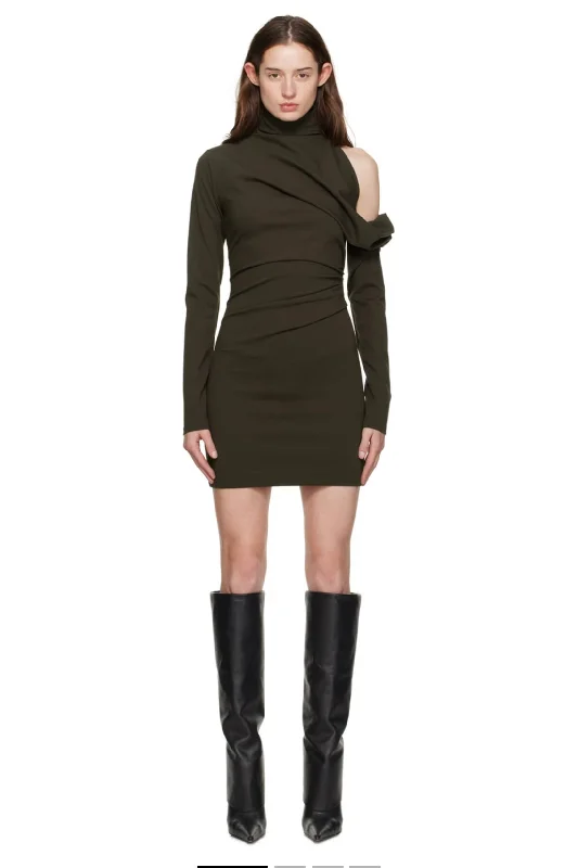 Gauge 81 - Teresa Mini Dress Stylish Puff Sleeve Mini Dress