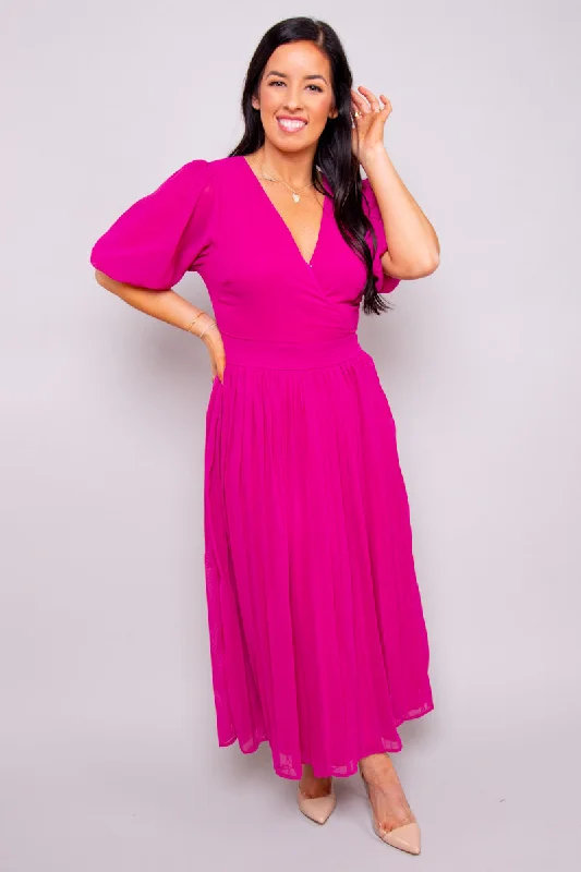 Kenzie Midi Dress (Size Small) - FINAL SALE Fashionable High-Low Midi Dress