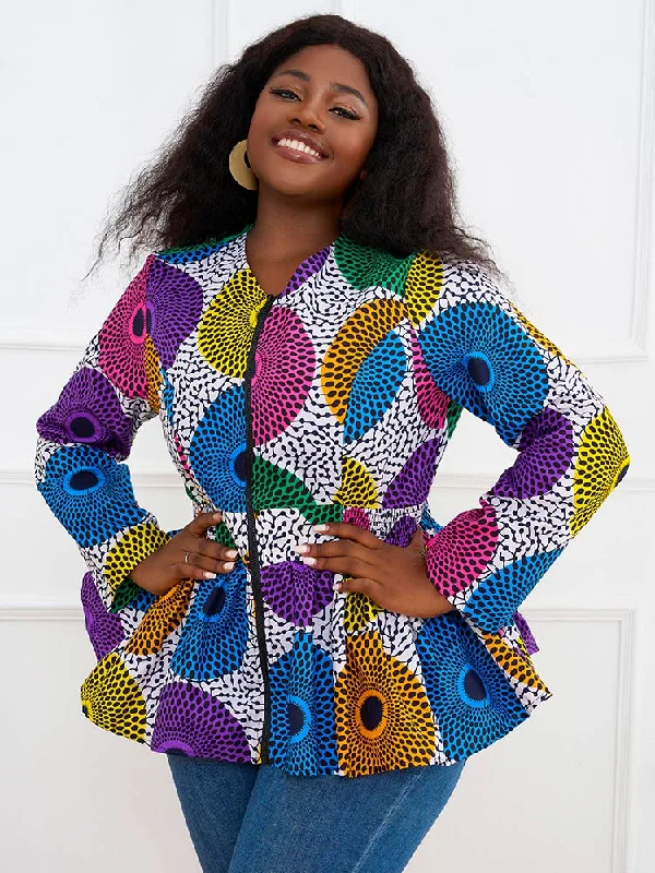 African Clothing Long Sleeves Jacket For Women Cotton Fabric Linen Fabric Terry Fabric African Clothing Long Sleeves Jacket For Women Cotton Fabric Linen Fabric Terry Fabric
