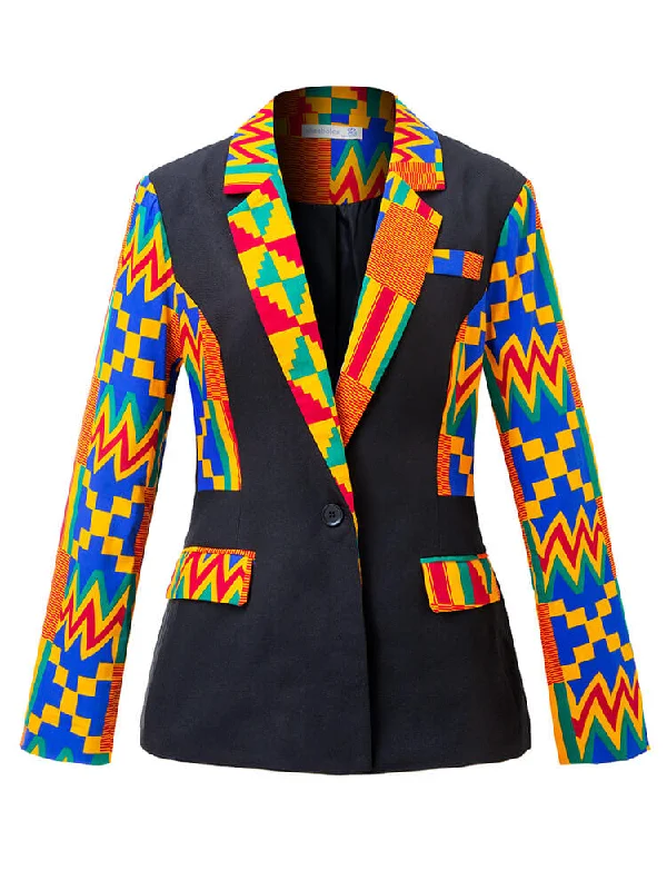 African Kente Print Jacket Chenille Jacket Brocade Jacket Lace Jacket