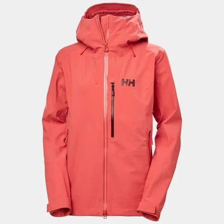 Helly Hansen Verglas Backcountry Ski Shell Jacket Women’s Tiered Jacket Buttoned Jacket Zippered Jacket