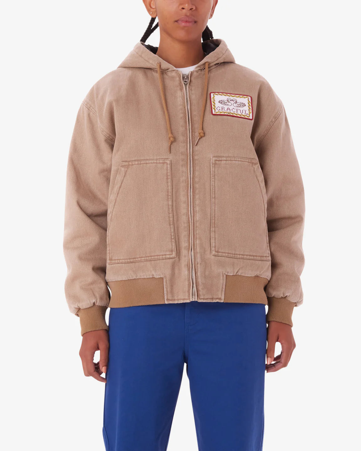 Obey SWANS PULLOVER WORK JACKET - KELP Print Jacket Jacquard Jacket Patchwork Jacket Obey SWANS PULLOVER WORK JACKET - KELP Print Jacket Jacquard Jacket Patchwork Jacket