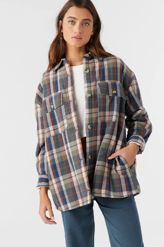 ONeill CHANCE HIGH PILE LINDE JACKET - OIL GREEN Rayon Jacket Velvet Jacket Corduroy Jacket ONeill CHANCE HIGH PILE LINDE JACKET - OIL GREEN Rayon Jacket Velvet Jacket Corduroy Jacket