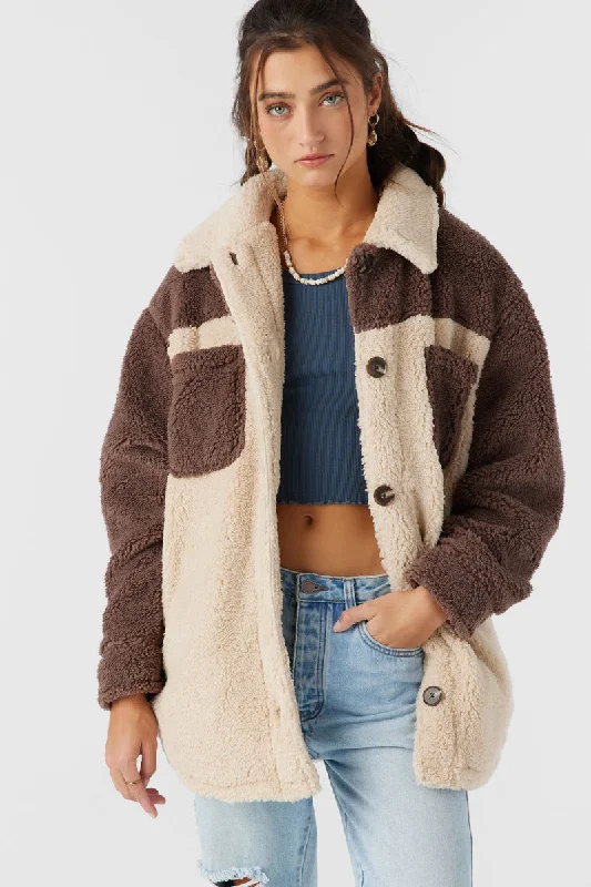 ONeill HEATH COLOR BLOCK JACKET - DEEP TAUPE Knit Jacket Woven Jacket Fleece Jacket ONeill HEATH COLOR BLOCK JACKET - DEEP TAUPE Knit Jacket Woven Jacket Fleece Jacket