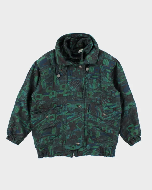 Vintage Women's 80's Quilted Sports Style Jacket - XS Welt Pockets Slit Pockets Flap Pockets Vintage Women's 80's Quilted Sports Style Jacket - XS Welt Pockets Slit Pockets Flap Pockets