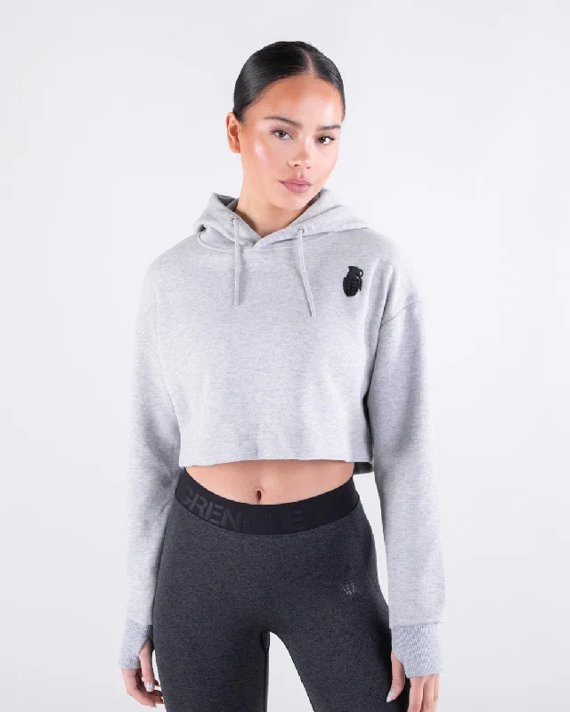 Women's Cropped Hoodie Hoodie with Logo Branding Identity