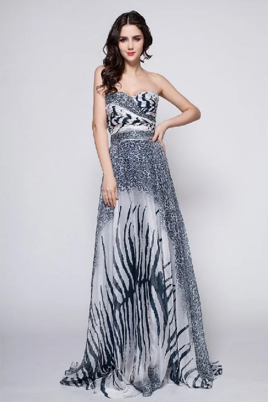 FashionSierra - A Line Party Prom Fashion Long Maxi Dresses Fashionable Layered Maxi Dress