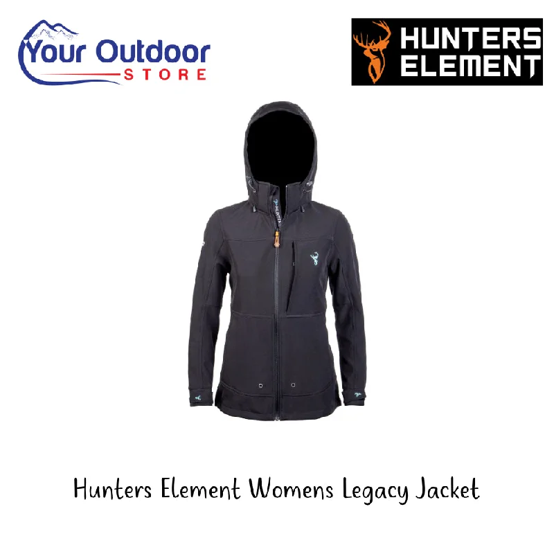 Hunters Element Womens Legacy Jacket Collared Jacket Crew Neck Jacket Turtle Neck Jacket