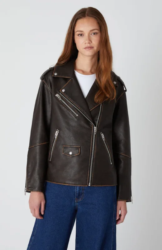 BlankNYC - Still Mine Faux Leather Jacket Mesh Jacket Canvas Jacket Denim Jacket