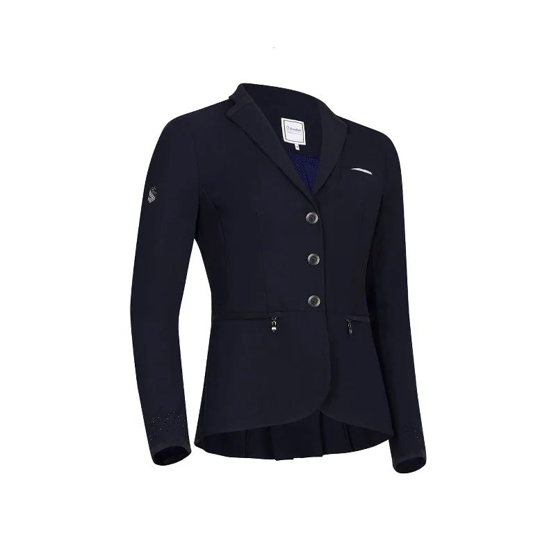 Victorine Woman Jacket - Navy Lace Jacket Ribbed Jacket Sequined Jacket