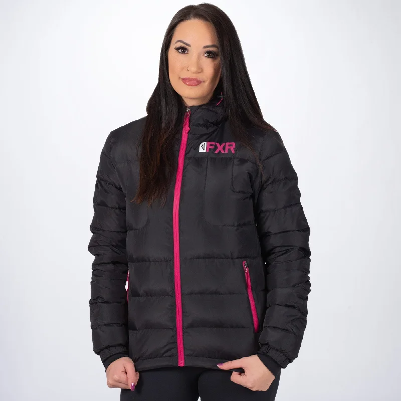 Women's Elevation Down Jacket Welt Pockets Slit Pockets Flap Pockets