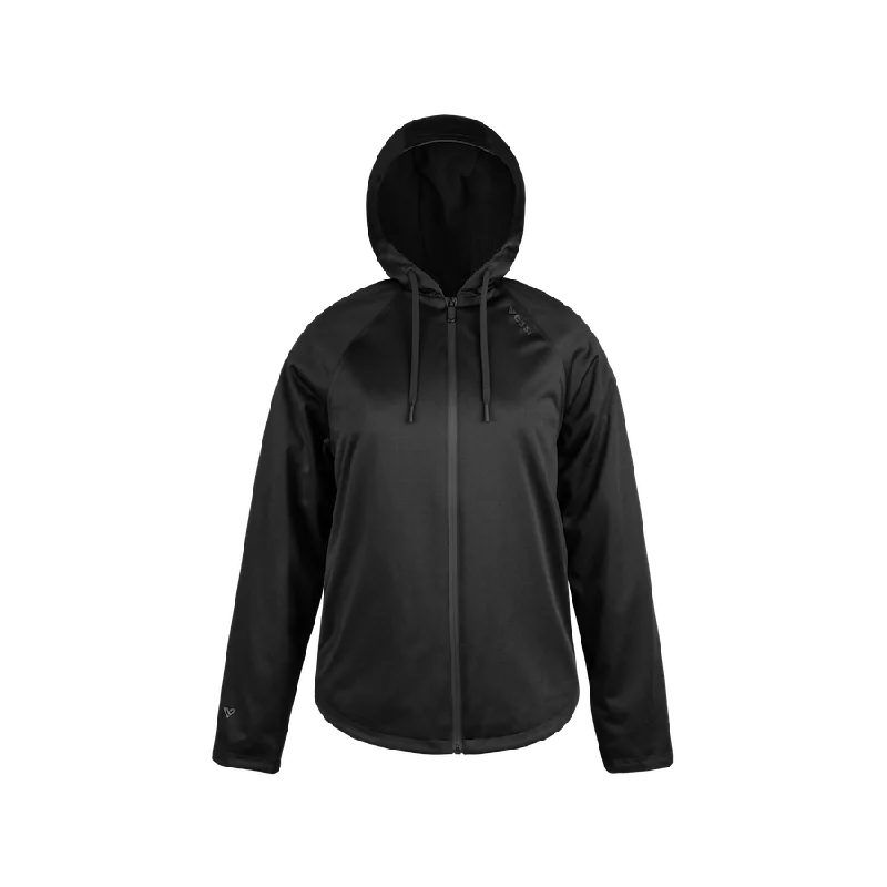 Women's Overcast Jacket - Jet Black Anorak Shell Jacket Lightweight Jacket