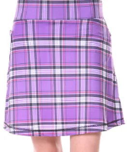 "Mad About Plaid" Women's Active Skirt / Kilt athletic skirt fit