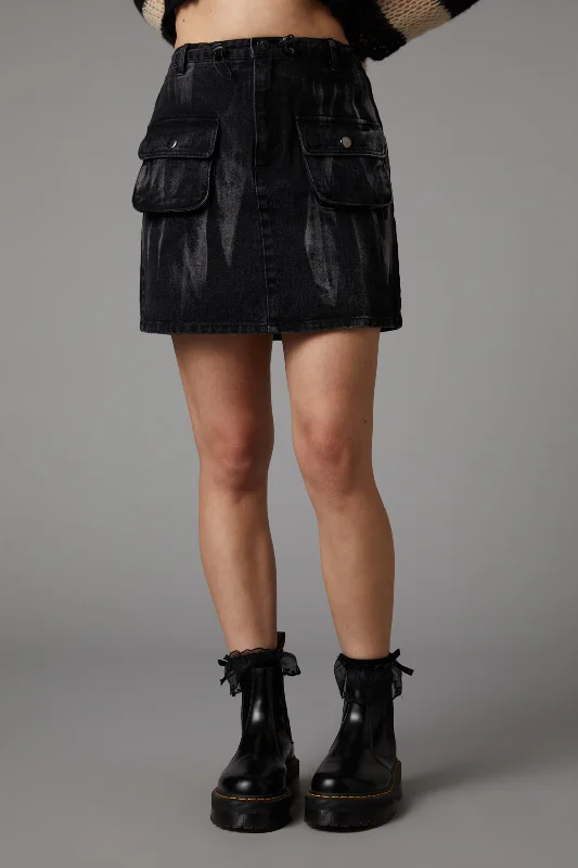 Dead Last Cargo Skirt cashmere skirt plush