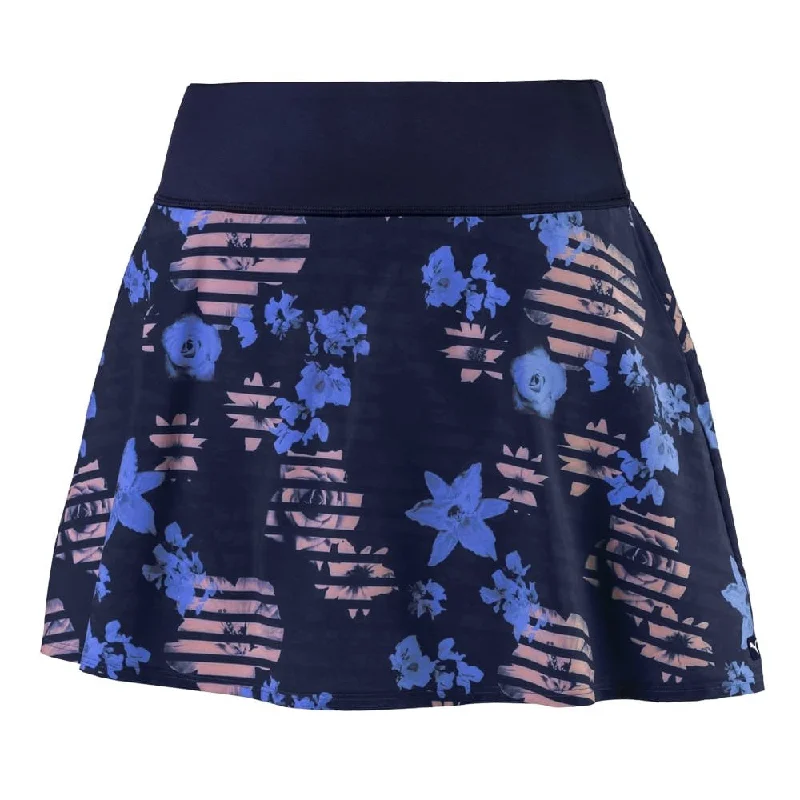 Puma PWRSHAPE Floral 16in Womens Golf Skort velvet skirt luxurious