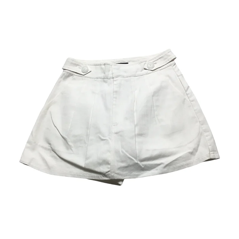 Skort By Minkpink In White, Size: S chiffon skirt airy