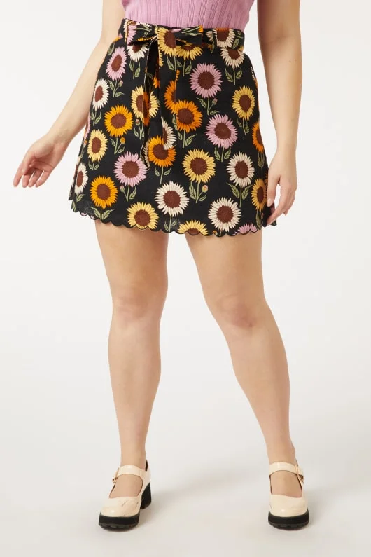 Sunflower Skirt spandex blend skirt